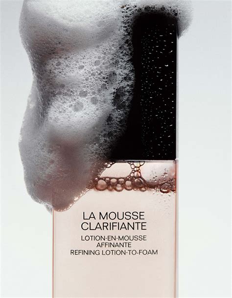 mousse clarifiante chanel|Chanel la mousse cleanser.